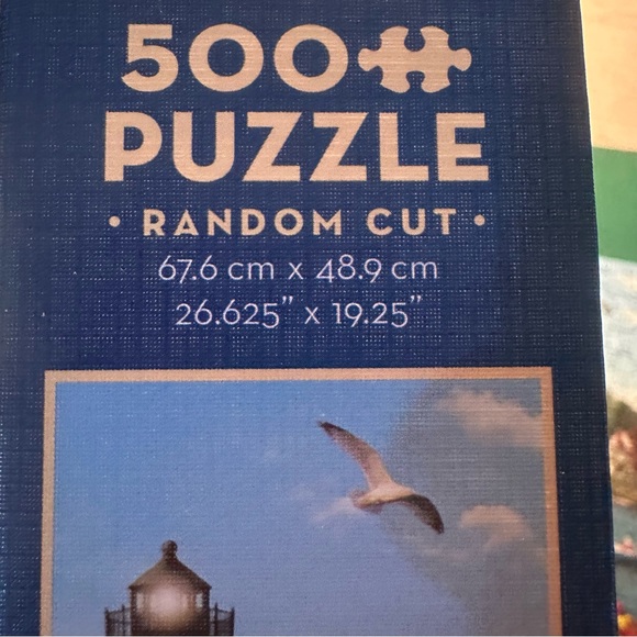 500 piece lighthouse butterfly sailboat puzzle - Picture 9 of 10